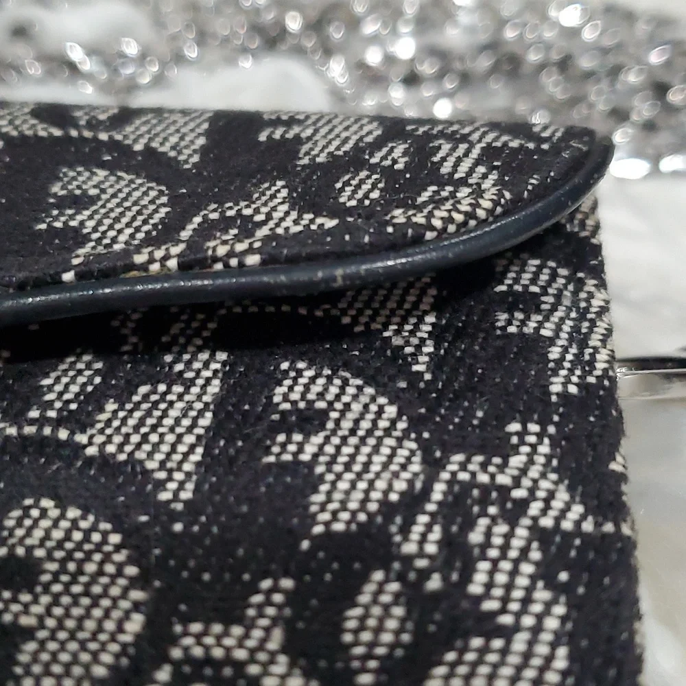 Dior Saddle Wallet, Blue Dior Oblique Jacquard #10054
